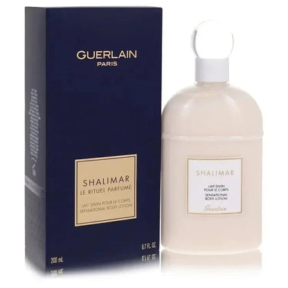 6.7 oz Shalimar by Guerlain perfume bottle, Eau de Parfum spray for women
