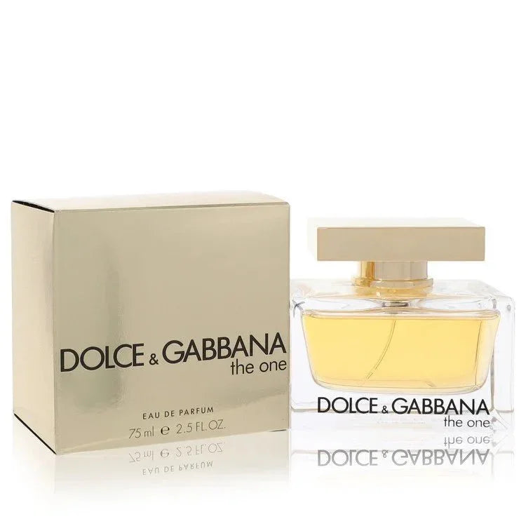 Dolce & Gabbana The One Eau de Parfum spray for women with gold box and bottle, 75ml