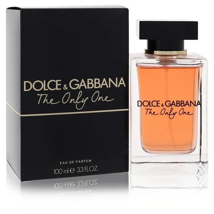 Dolce & Gabbana The Only One Eau de Parfum spray bottle and box, 100ml orange fragrance