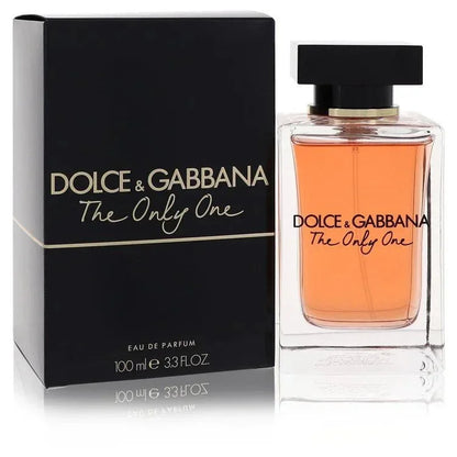 Dolce & Gabbana The Only One Eau de Parfum spray bottle and box, 100ml orange fragrance