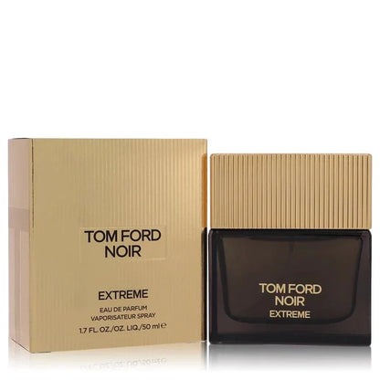 Tom Ford Noir Extreme perfume bottle and gold box, 1.7 oz Eau de Parfum spray