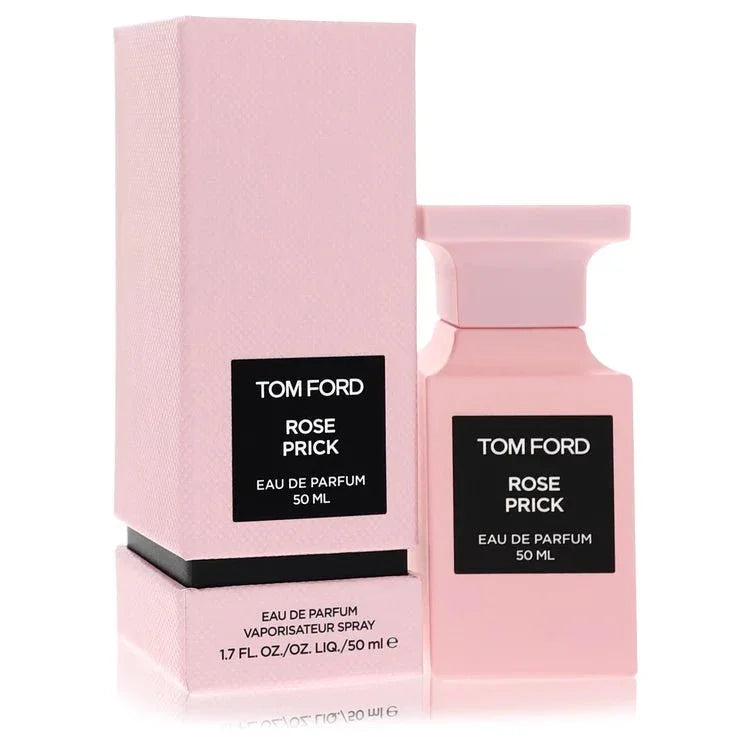 Tom Ford Rose Prick perfume bottle and box, rose-pink Private Blend EDP