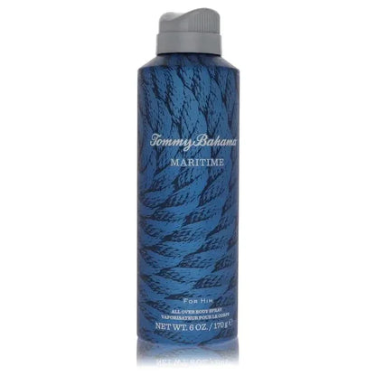 Tommy Bahama Maritime luxury cologne bottle highlighting a crisp marine structure and nautical design — an uplifting woody aquatic fragrance blending bergamot, clary sage, juniper, water lily, cedarwood, and sandalwood accords