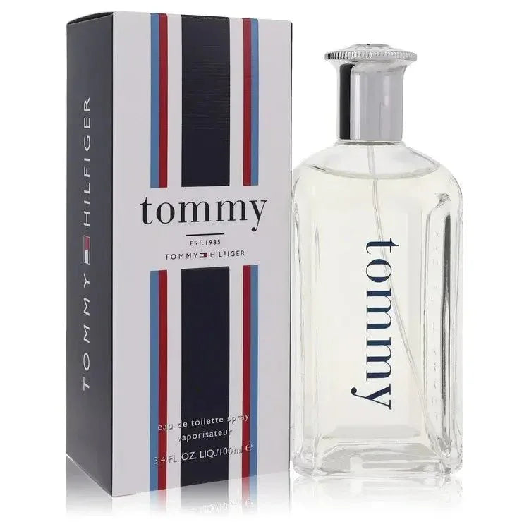 Tommy Hilfiger eau de toilette spray for men with box and clear glass bottle, 100ml