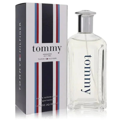 Tommy Hilfiger eau de toilette spray for men with box and clear glass bottle, 100ml