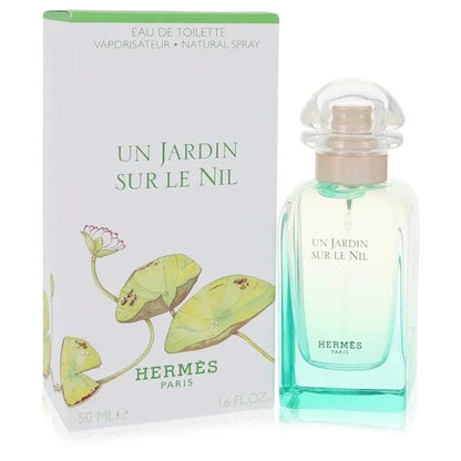  Un Jardin Sur Le Nil Perfume bottle, floral citrus woody fragrance with grapefruit, green mango, tomato, lotus, bulrush, orange, sycamore, frankincense, and labdanum