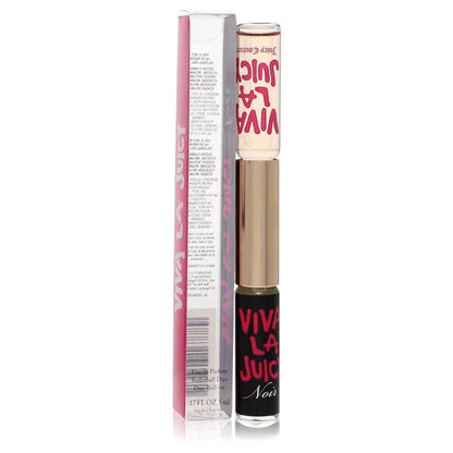 Juicy Couture Viva La Juicy Noir Eau de Parfum bottle — fruity floral gourmand women’s perfume with wild berries, mandarin, strawberry, honeysuckle, gardenia, jasmine, amber, caramel, vanilla and sandalwood
