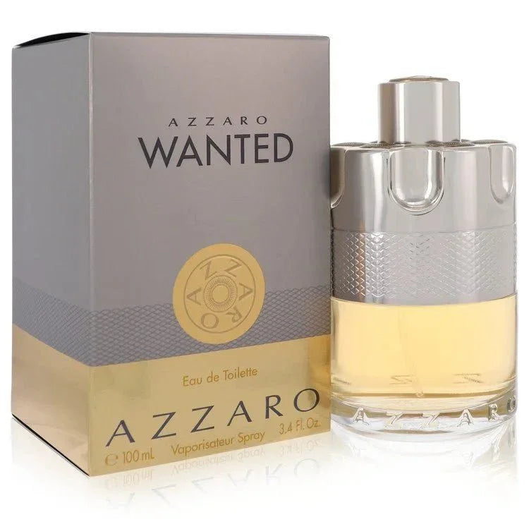 Azzaro Wanted Eau de Toilette spray for men, 100ml bottle and box, designer cologne