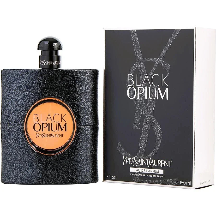 Yves Saint Laurent Black Opium Perfume bottle — Oriental Floral Gourmand women's fragrance with pink pepper, coffee, jasmine, and vanilla notes