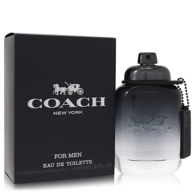 Coach New York for Men Eau de Toilette spray bottle and box, 60ml fragrance