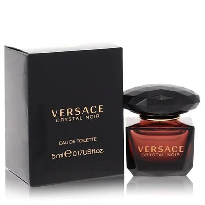 Versace Crystal Noir Eau de Toilette spray with box, 5ml perfume bottle for women