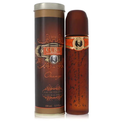 Cuba Orange Eau de Toilette spray bottle and decorative packaging, 100ml cologne