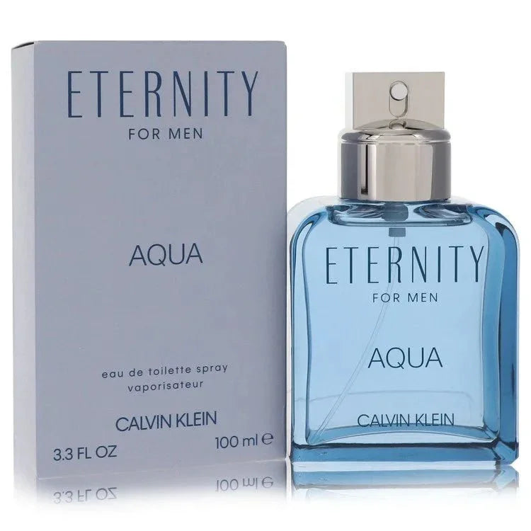 Eternity Aqua for Men eau de toilette spray by Calvin Klein with box, 100ml bottle