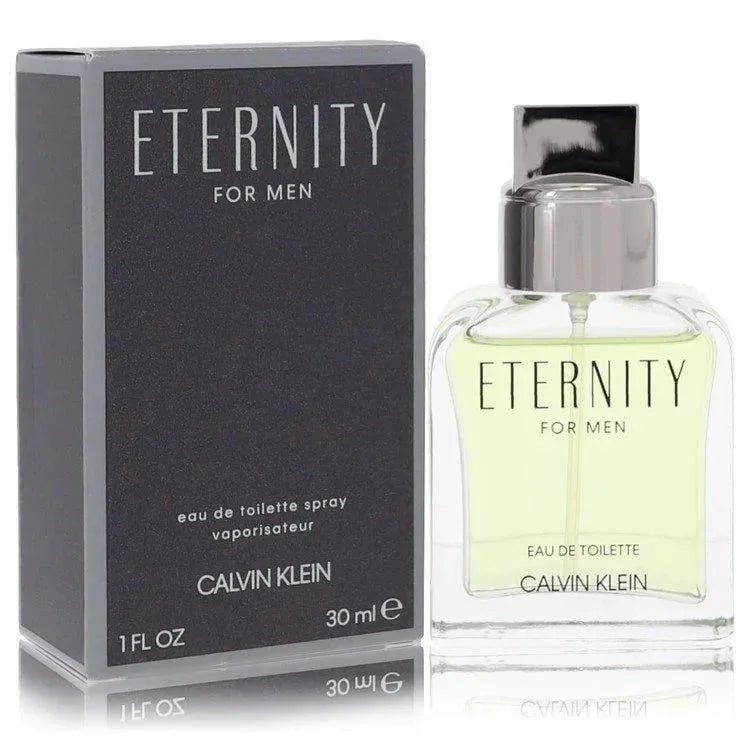 Eternity for Men eau de toilette spray with box, 30ml fragrance bottle