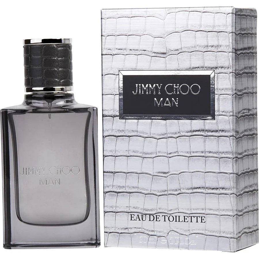 Jimmy Choo Man eau de toilette spray with textured silver box for men