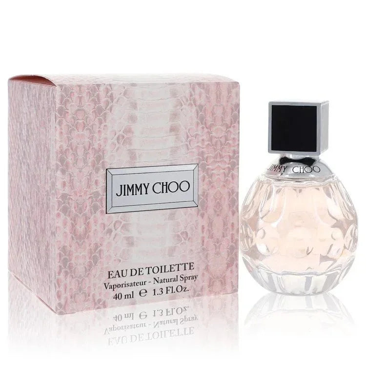 Jimmy Choo Eau de Toilette spray 40ml with pink textured box for women fragrance