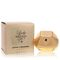 Lady Million eau de parfum spray for women with gold box and faceted perfume bottle