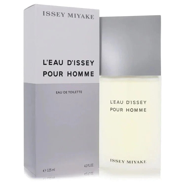 L'Eau d'Issey Pour Homme Eau de Toilette spray with box, men's fragrance bottle, 125ml
