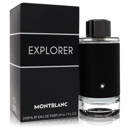 Montblanc Explorer Eau de Parfum spray for men, 200ml bottle and box, black design