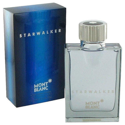 Mont Blanc Starwalker Cologne bottle — Woody Spicy men's fragrance with bergamot, bamboo, mandarin orange, ginger, nutmeg, and cedar notes
