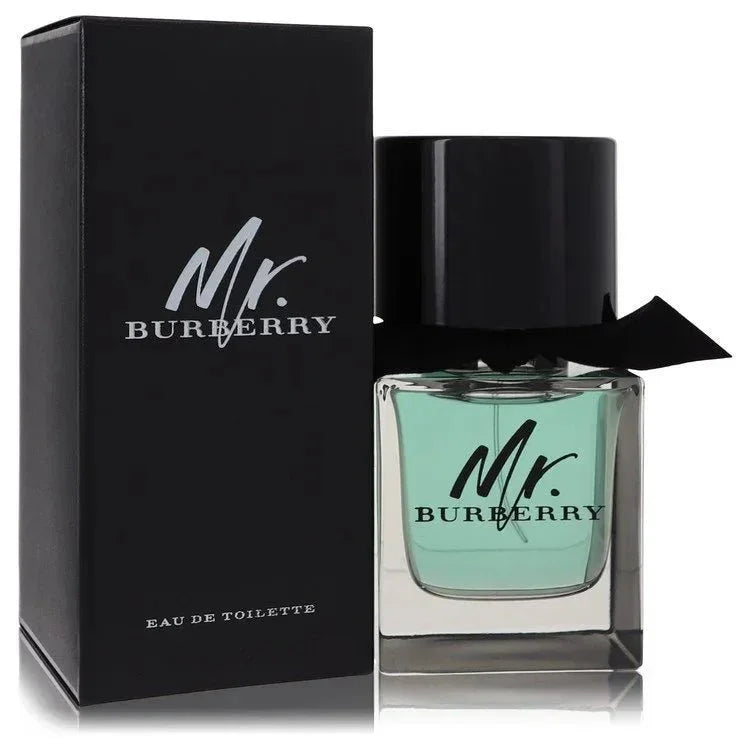 Mr Burberry Cologne bottle — woody aromatic men's fragrance with grapefruit, mint, lavender and vetiver.