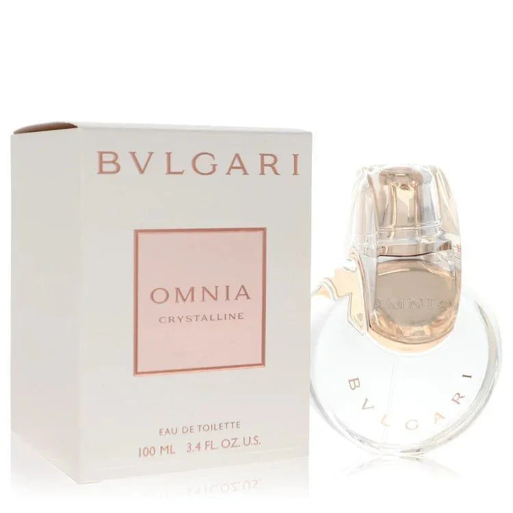 Bvlgari Omnia Crystalline Eau de Toilette spray bottle and box for women, 100ml