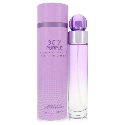 Perry Ellis 360 Purple Perfume For WomenEau De Parfum For WomenGuilty Fragrance3.4 oz Eau De Parfum Spray