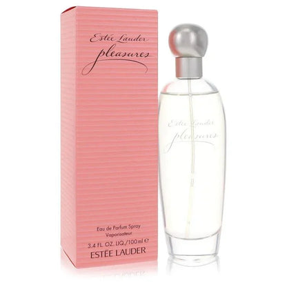 Estee Lauder Pleasures Eau de Parfum Spray 100ml with pink box for women