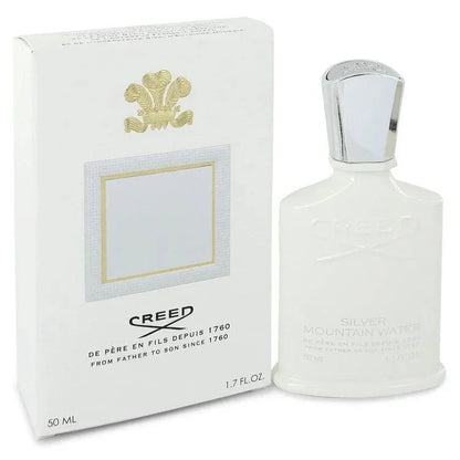 Creed Silver Mountain Water Eau de Parfum 50ml bottle and box for men