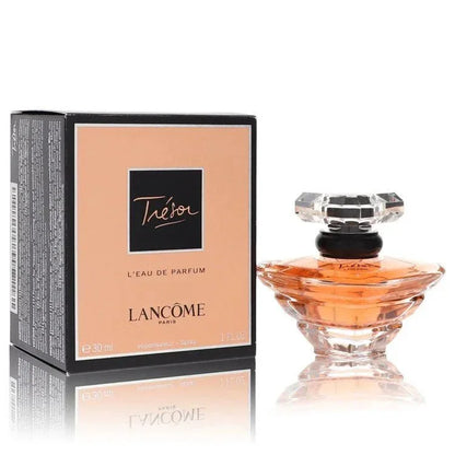 Tresor eau de parfum spray for women, 30ml box and faceted perfume bottle