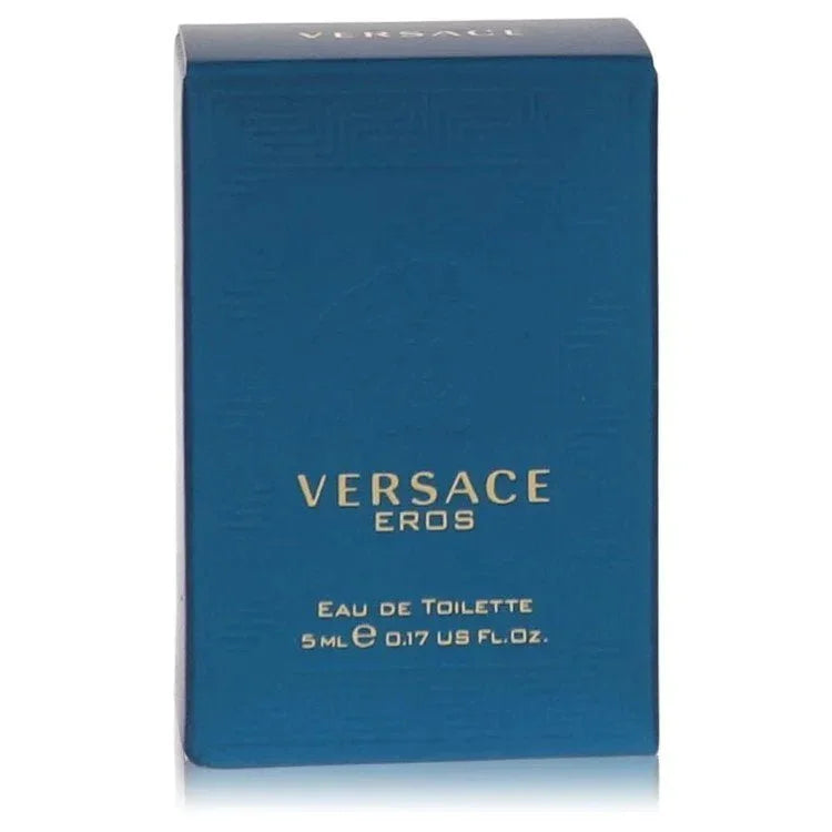 Versace Eros Eau de Toilette 5ml men's fragrance blue box packaging