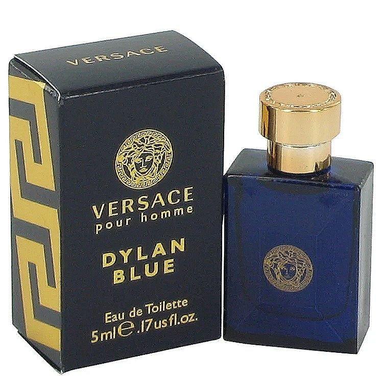 Versace pour homme Dylan Blue cologne Eau de Toilette spray for men, 5ml bottle with box