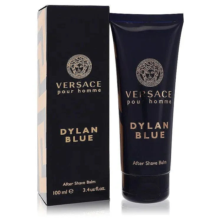 Versace pour homme Dylan Blue after shave balm 100ml with box, men's grooming product