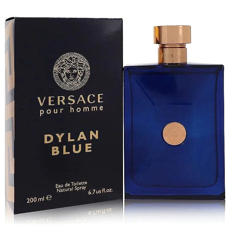 Versace pour homme Dylan Blue Eau de Toilette spray for men, 200ml blue bottle with box