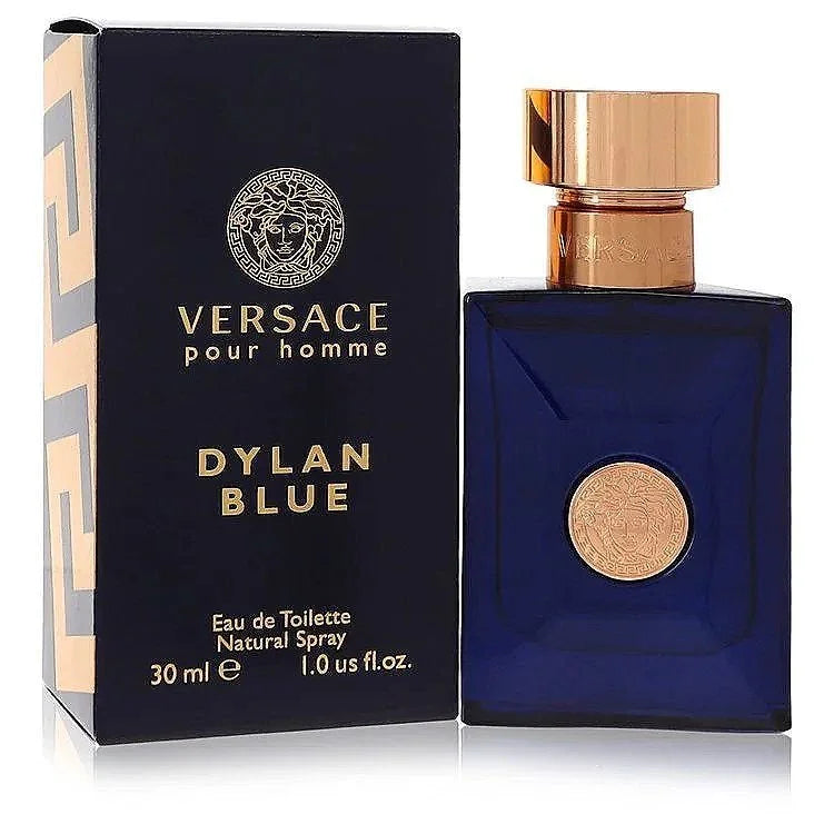 Versace pour Homme Dylan Blue Eau de Toilette spray with box, 30ml blue bottle for men