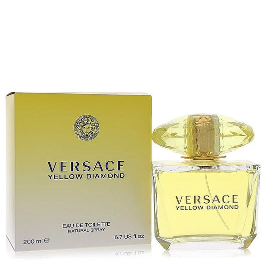 Versace Yellow Diamond Perfume For Women Eau De Toilette Spray For Women 6.7 oz Eau De Toilette Spray Guilty Fragrance