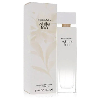Elizabeth Arden White Tea Eau de Toilette spray bottle and box for women, 100ml.